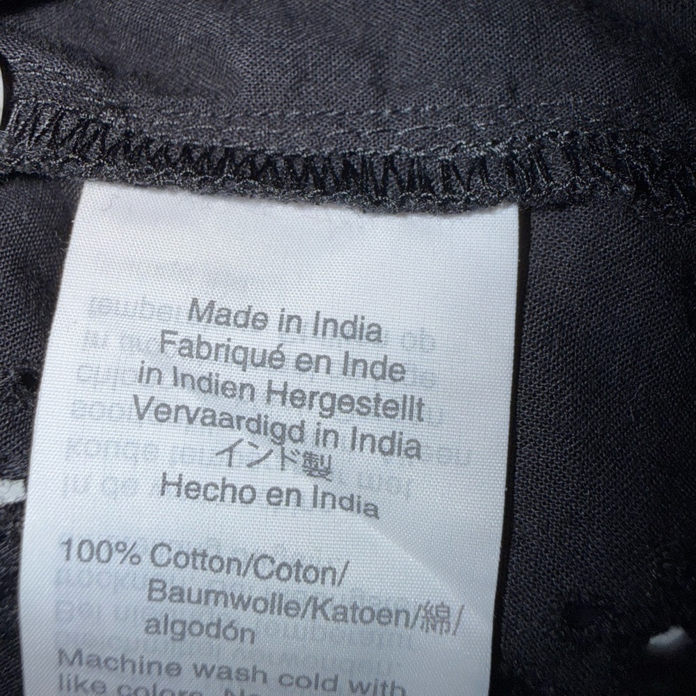 Madewell Black Eyelet Top - Picture 3 of 4
